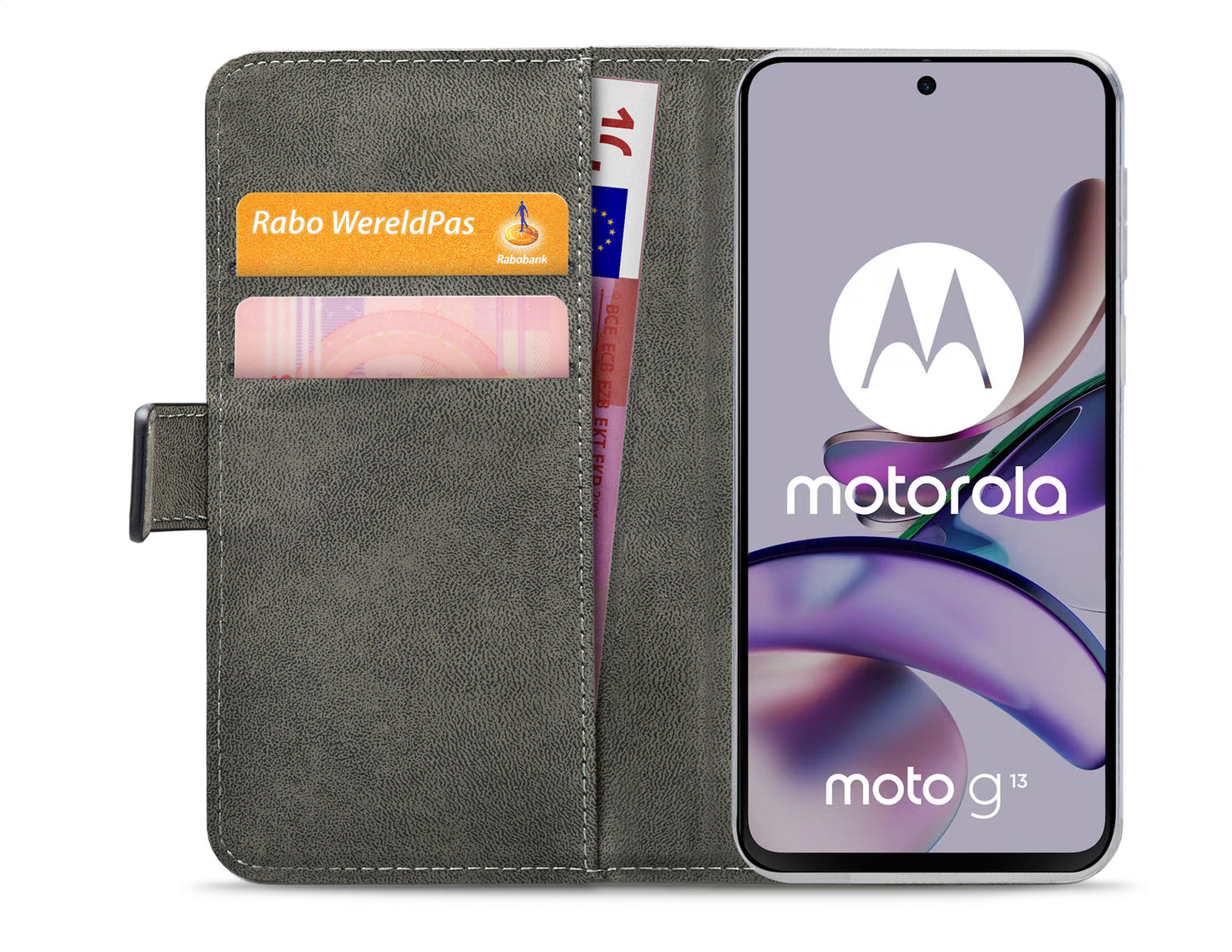 Mobilize Classic Gelly Wallet Book Case Motorola Moto G13 4G/G23 4G Black
