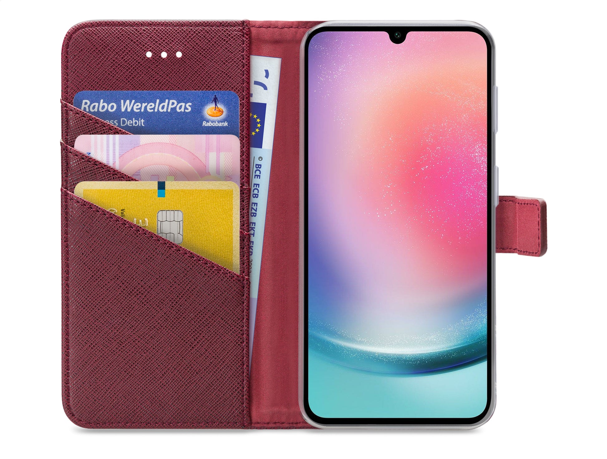 My Style Flex Wallet For Samsung Galaxy A24 4G Bordeaux