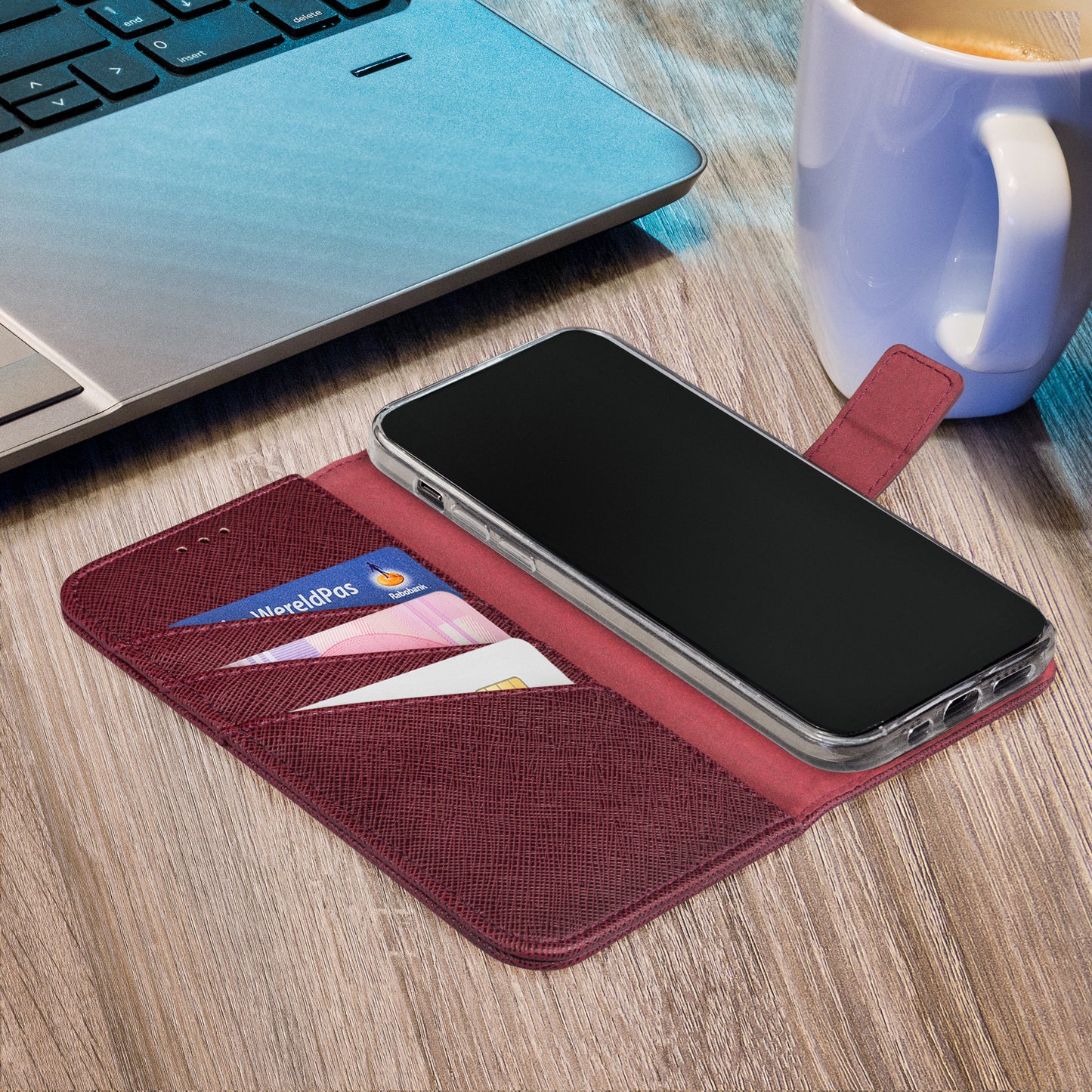 My Style Flex Wallet For Samsung Galaxy A24 4G Bordeaux