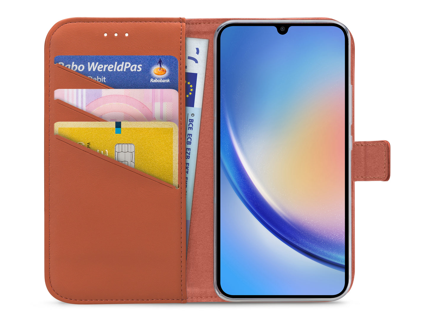 My Style Flex Wallet For Samsung Galaxy A14 4G/5G Rust Red