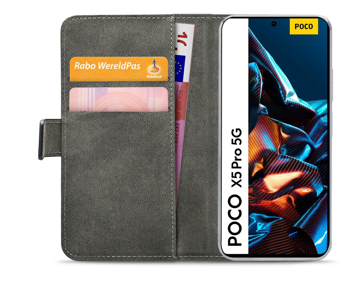 Mobilize Classic Gelly Wallet Book Case Xiaomi Poco X5 Pro 5G Black