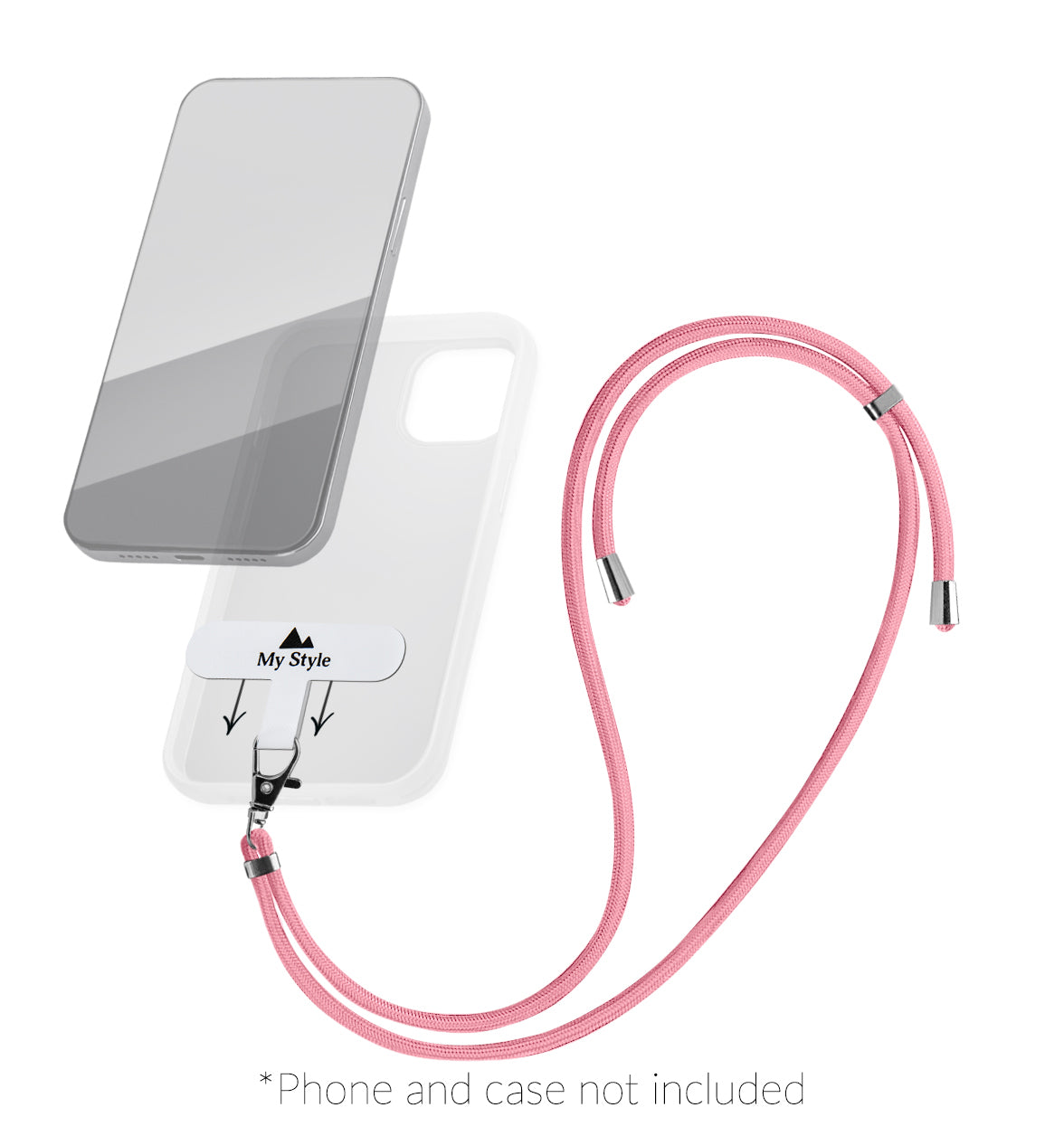 My Style Smartphone Lanyard Pink