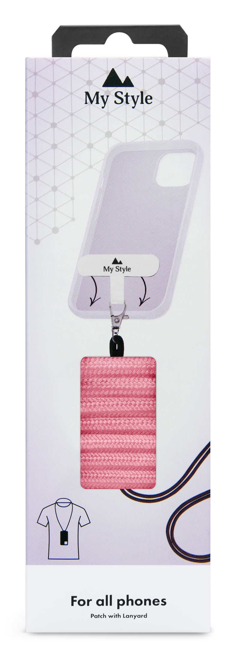 My Style Smartphone Lanyard Pink