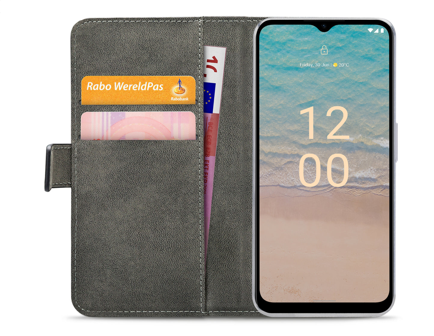 Mobilize Classic Gelly Wallet Book Case Nokia G22 4G Black