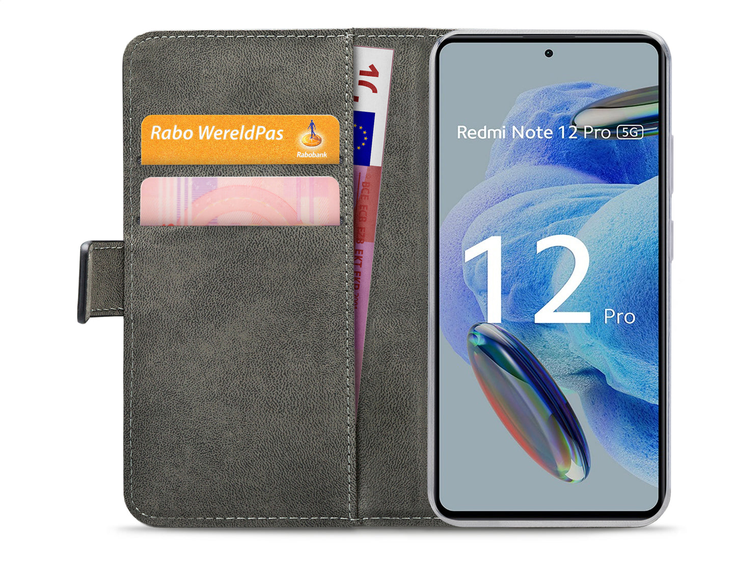 Mobilize Classic Gelly Wallet Book Case Xiaomi Redmi Note 12 Pro 5G Black