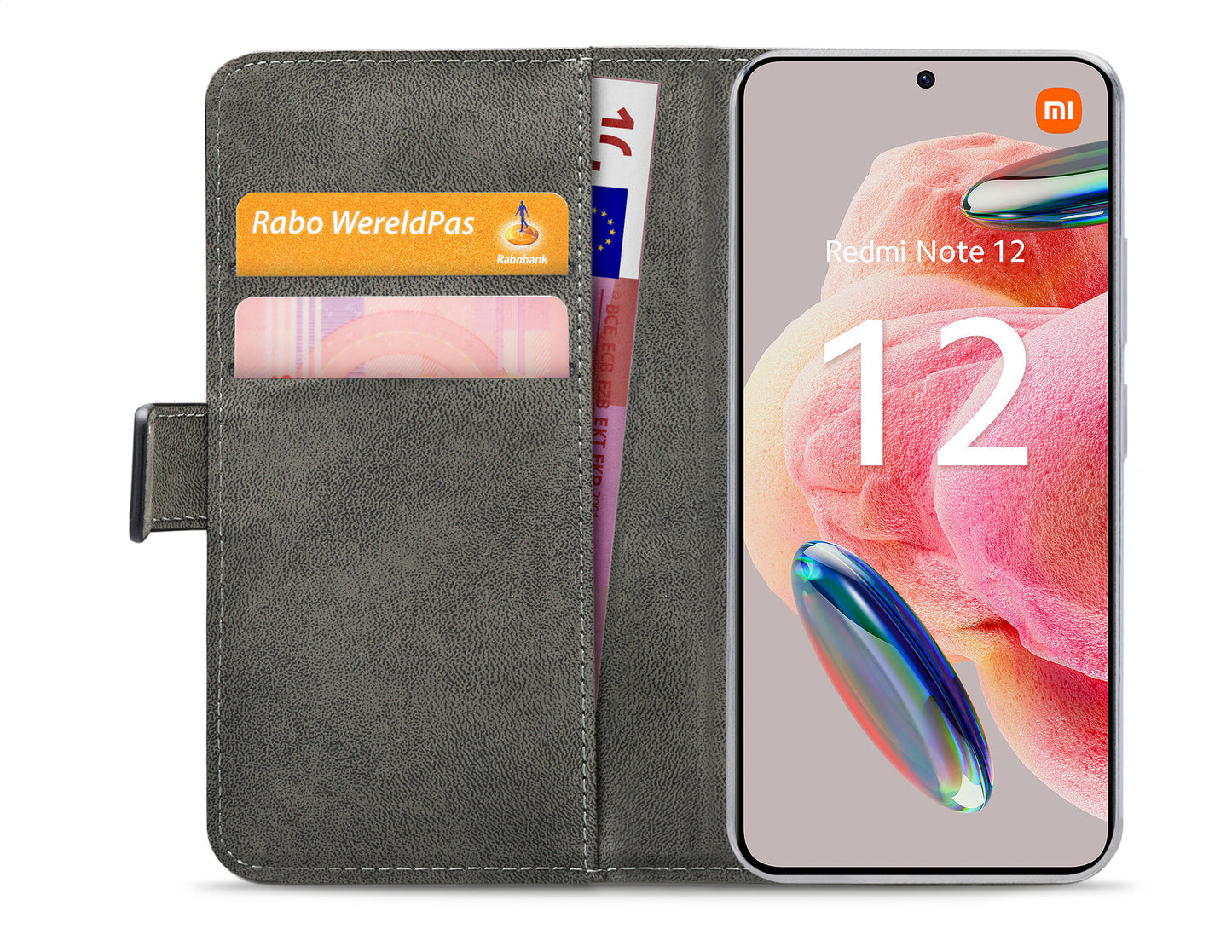 Mobilize Classic Gelly Wallet Book Case Xiaomi Redmi Note 12 4G Black