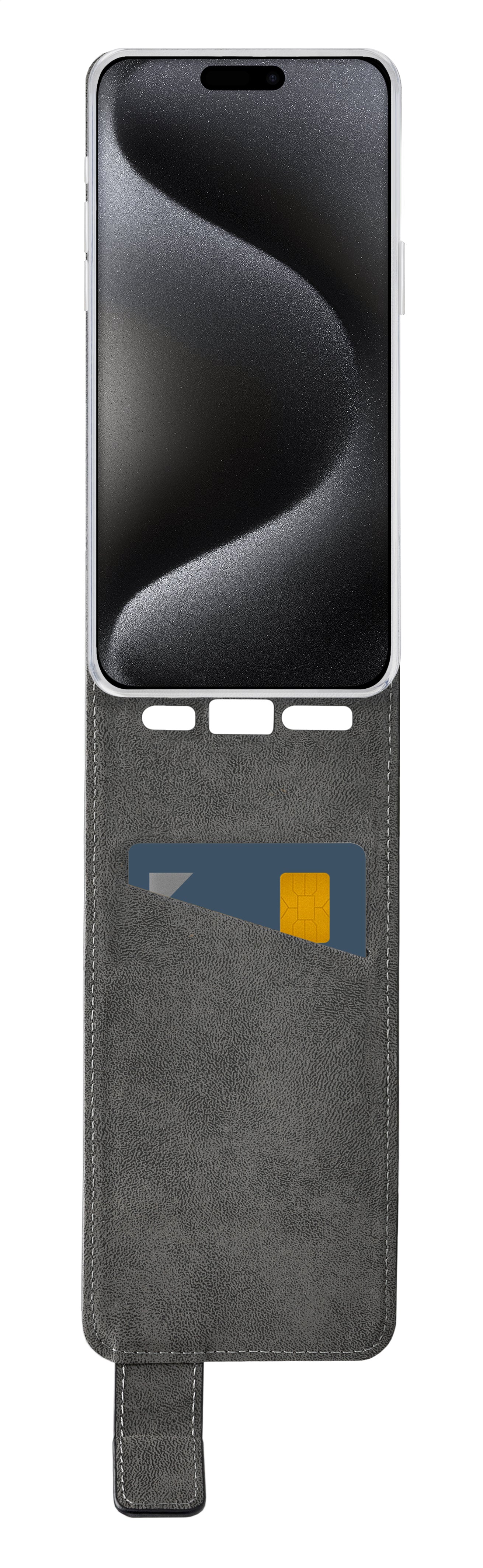 Mobilize Classic Gelly Flip Case Apple Iphone 15 Pro Max Black