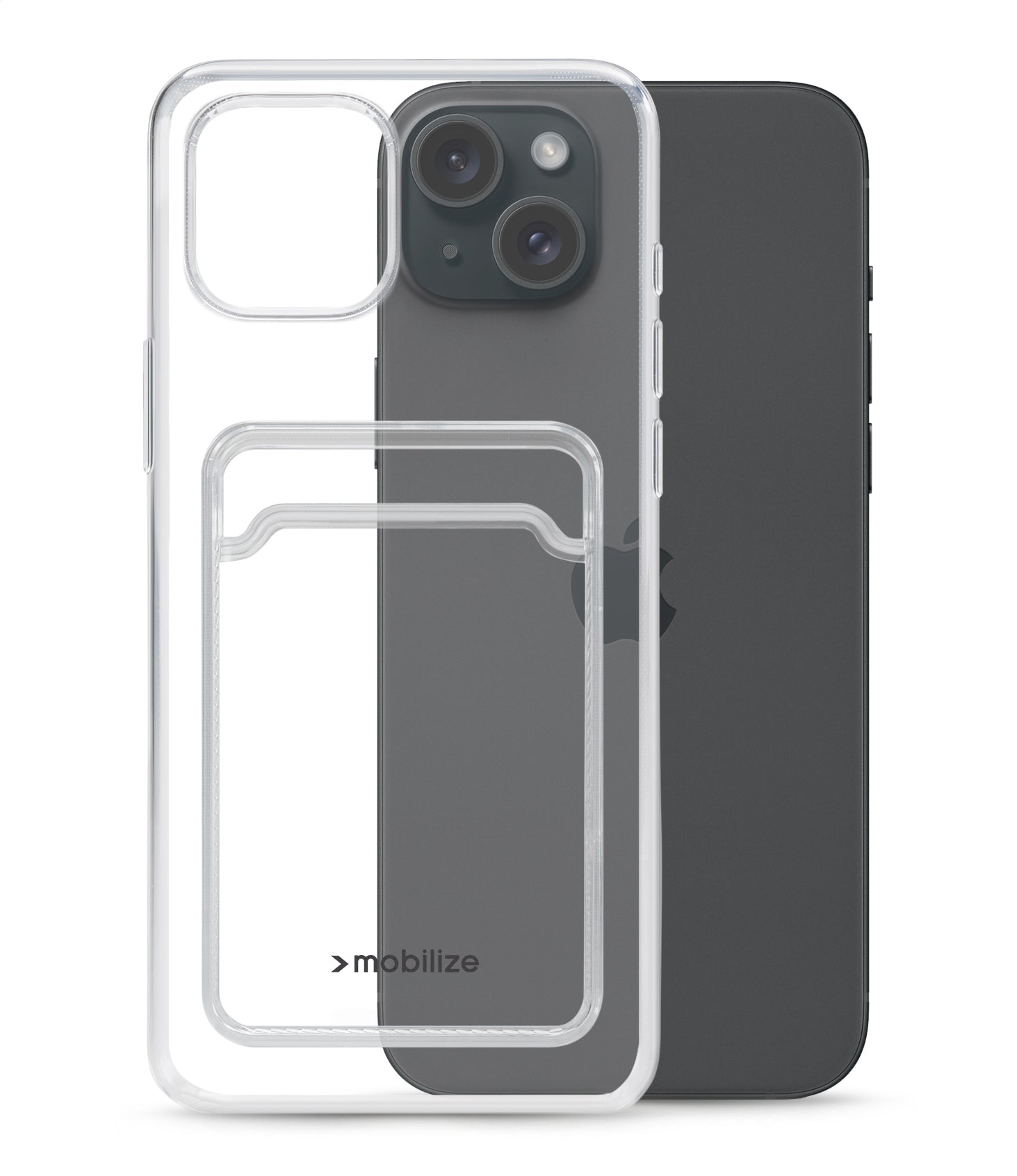 Mobilize Gelly Card Case Apple Iphone 15 Plus Clear