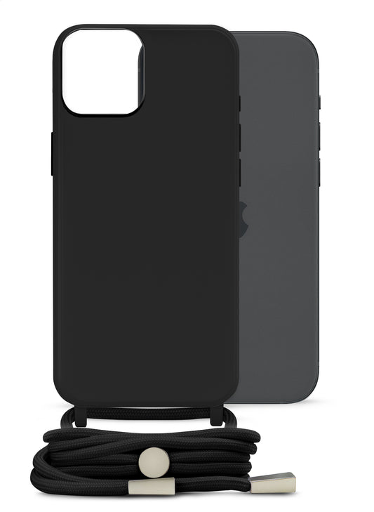 Mobilize Lanyard Gelly Case For Apple Iphone 15 Plus Black