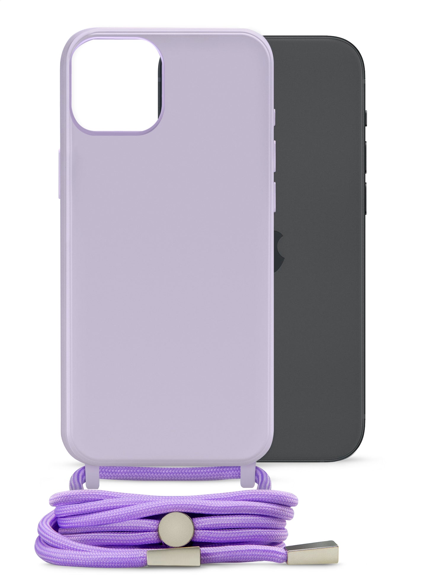 Mobilize Lanyard Gelly Case For Apple Iphone 15 Plus Pastel Purple