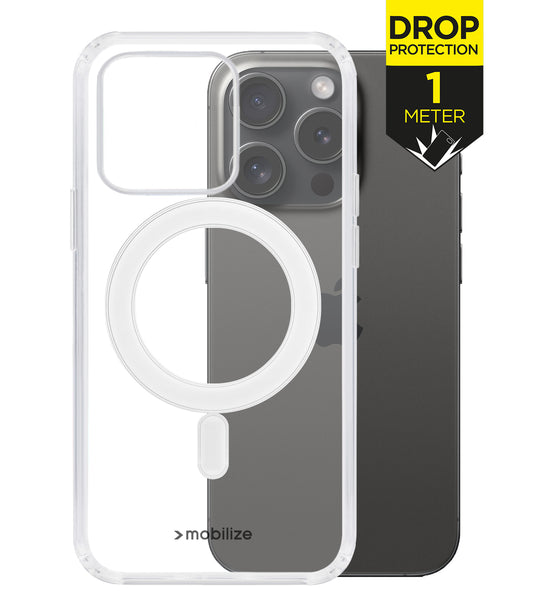 Mobilize Magsafe Compatible Naked Protection Case For Apple Iphone 15 Pro Clear