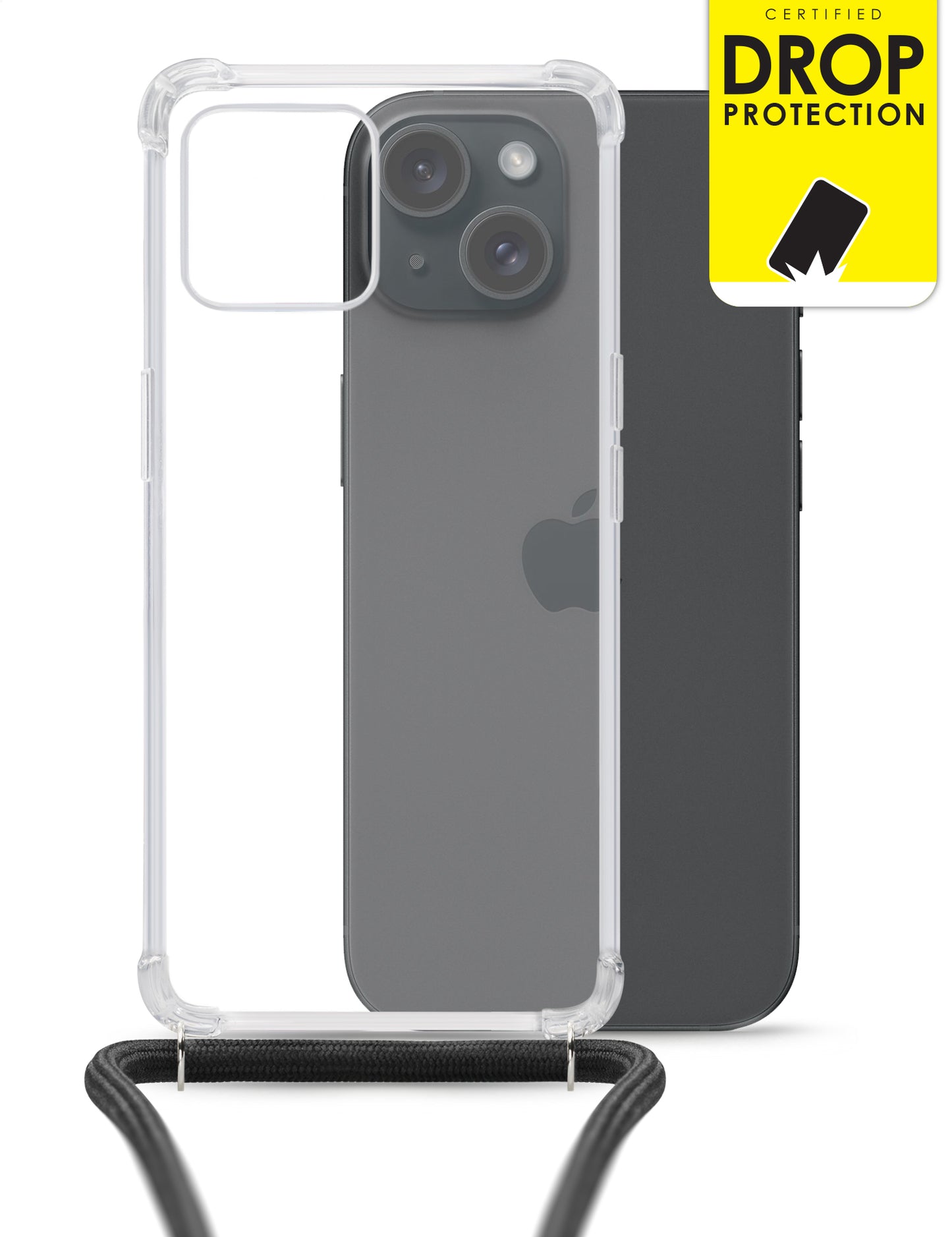 My Style Loop Case For Apple Iphone 15 Clear