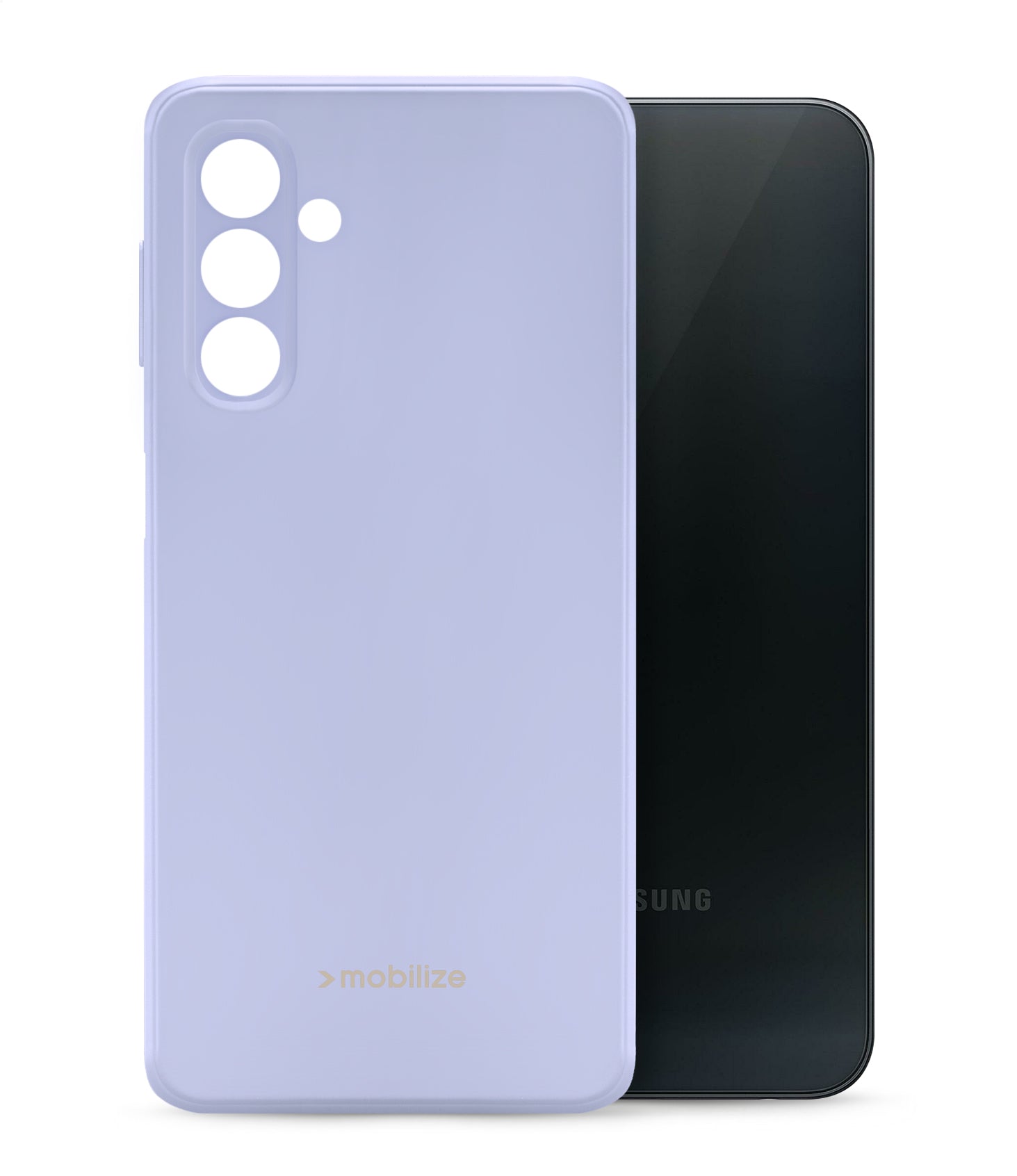 Mobilize Rubber Gelly Case Samsung Galaxy A24 4G Pastel Purple