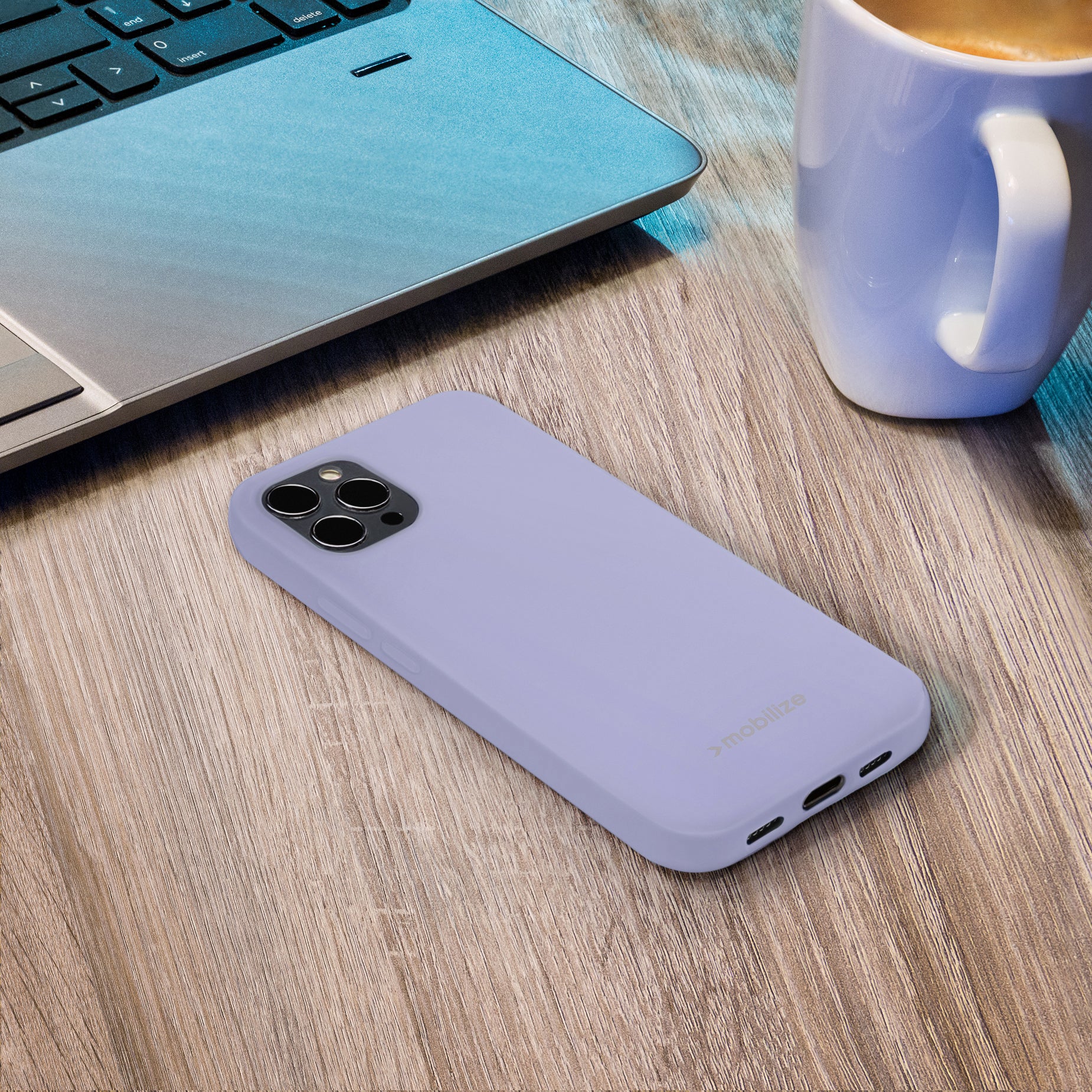 Mobilize Rubber Gelly Case Samsung Galaxy A24 4G Pastel Purple