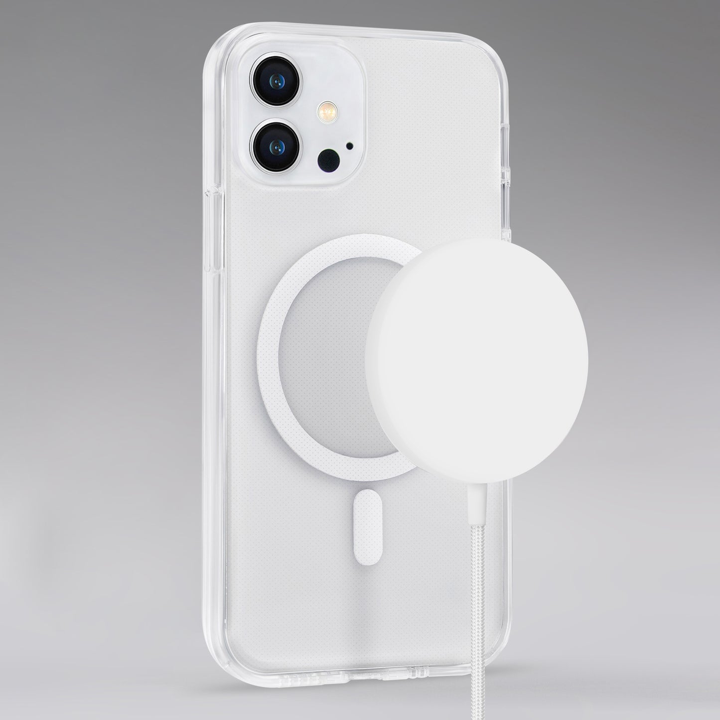 Mobilize Strong Magnetic Wireless Charger Magsafe Compatible 15W White - Acrylic