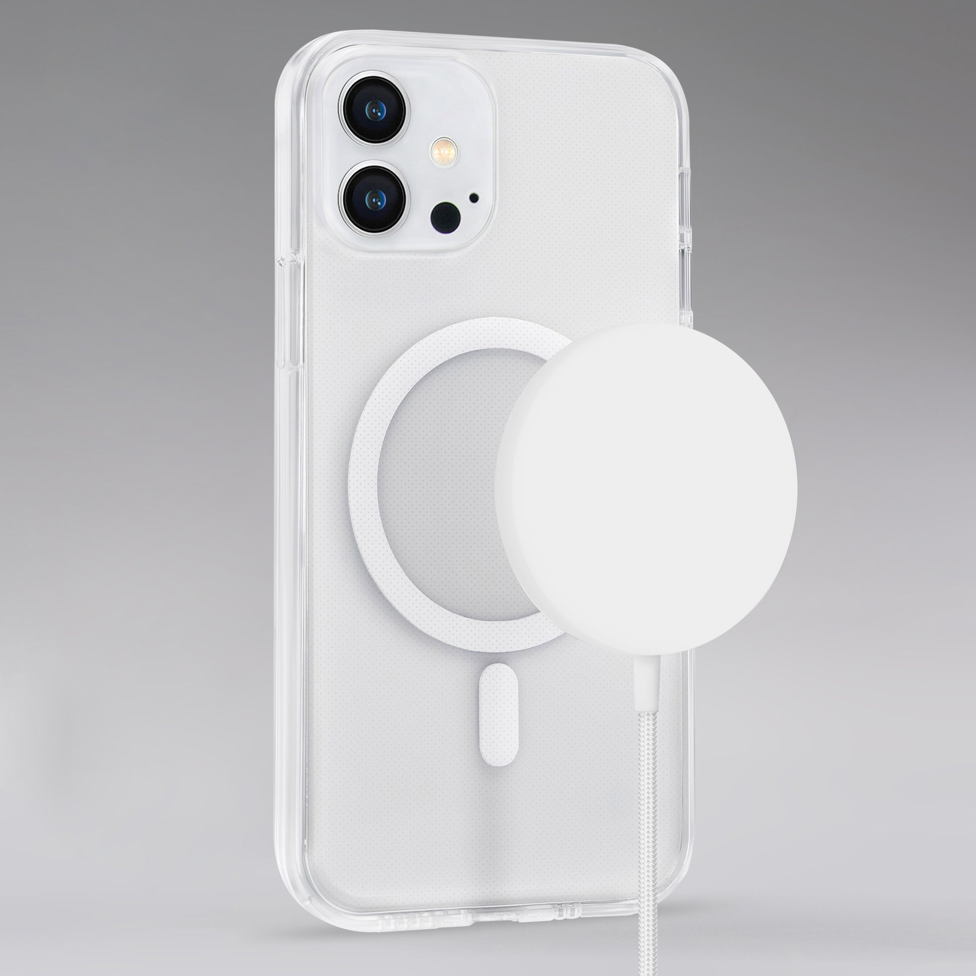 Mobilize Strong Magnetic Wireless Charger Magsafe Compatible 15W White - Acrylic