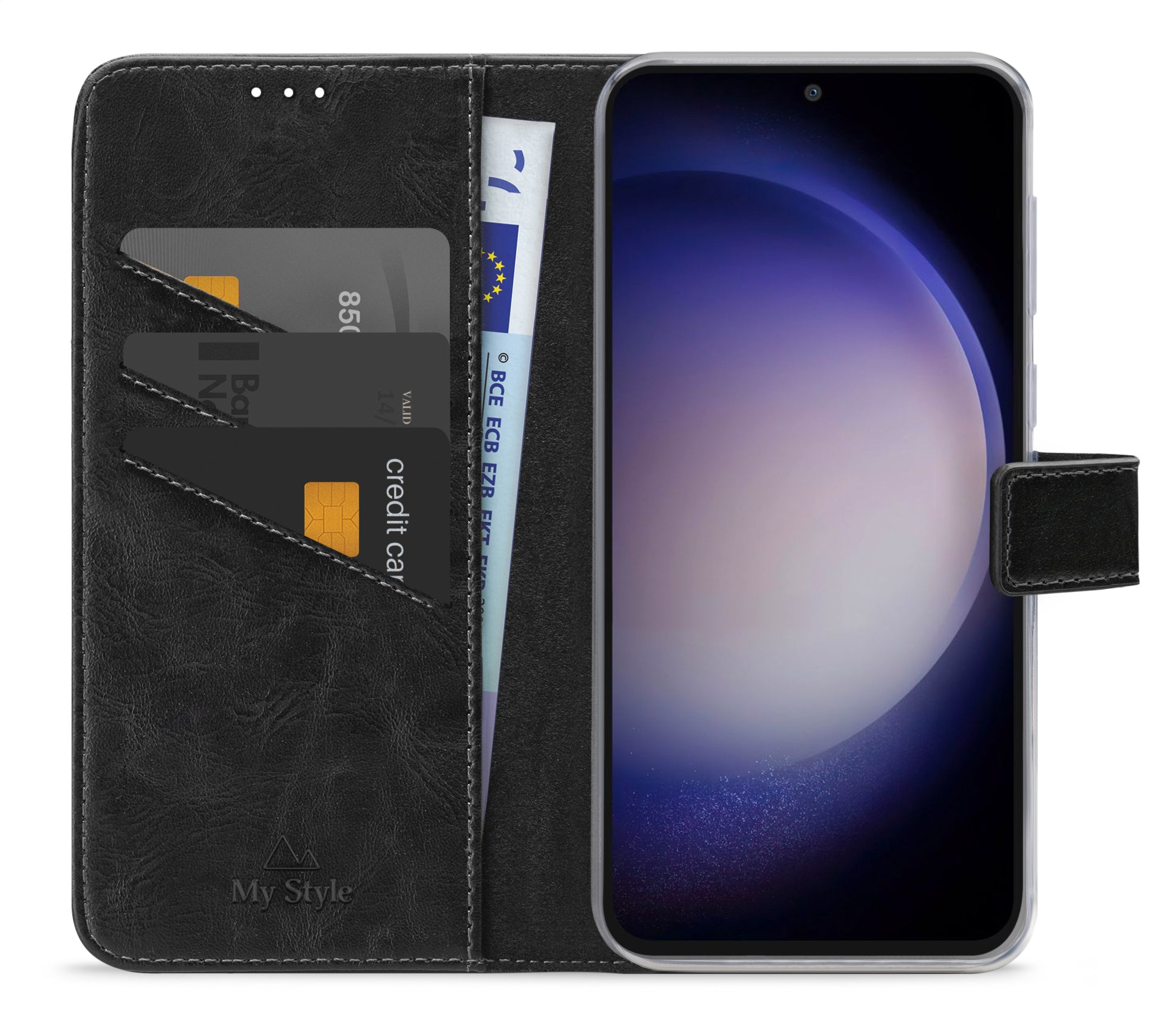 My Style Flex Wallet For Samsung Galaxy S23 Fe 5G Black