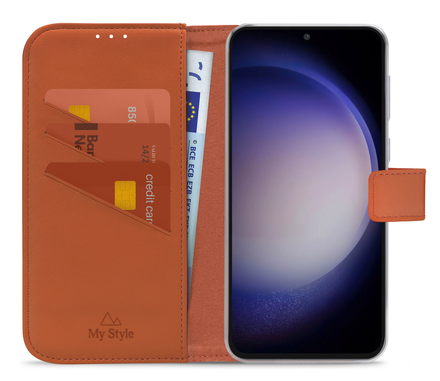 My Style Flex Wallet For Samsung Galaxy S23 Fe 5G Rust Red