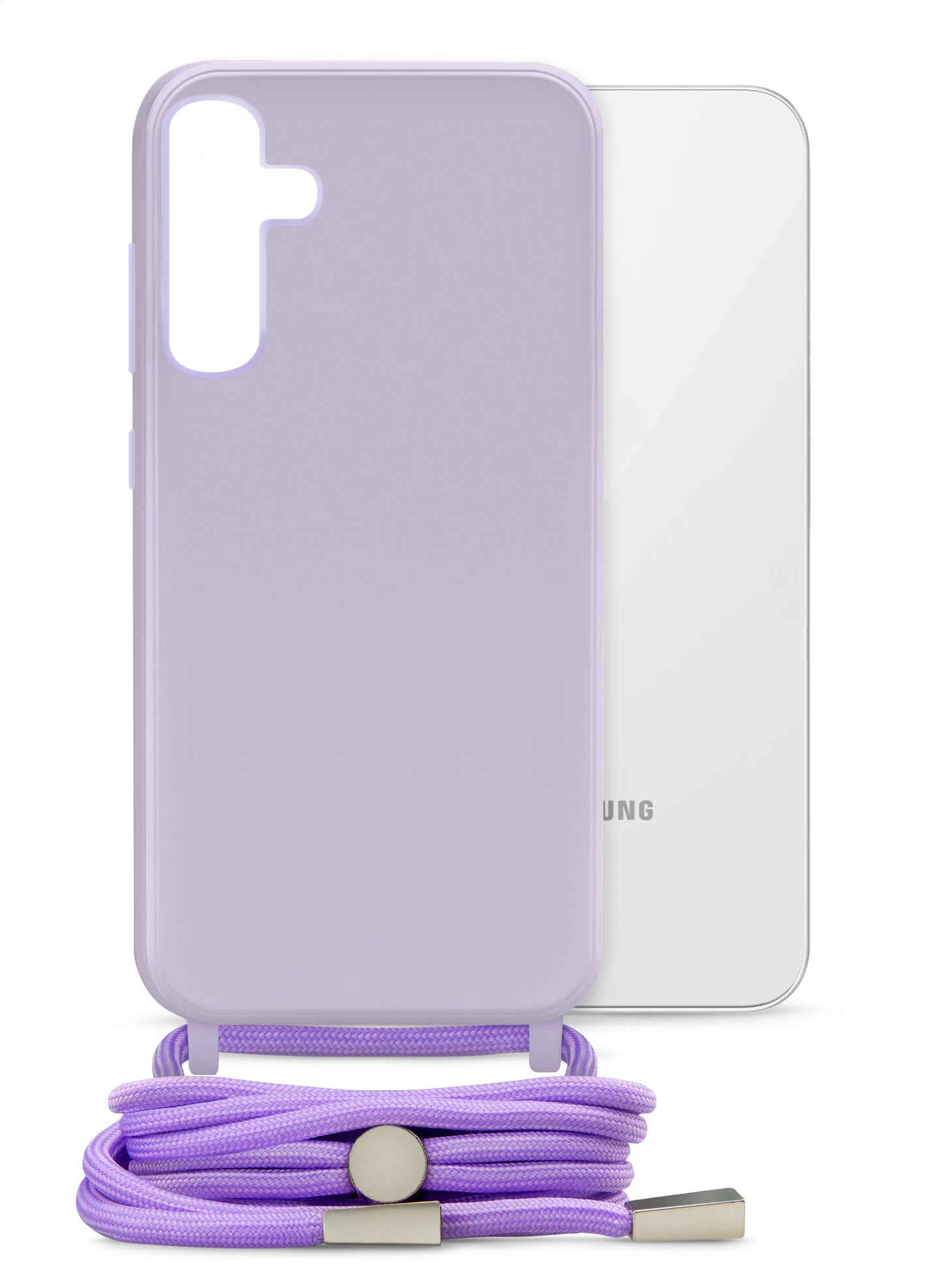 Mobilize Lanyard Gelly Case For Samsung Galaxy S23 Fe 5G Pastel Purple