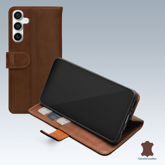 Mobilize Leather Wallet Samsung Galaxy S23 Fe 5G Brown