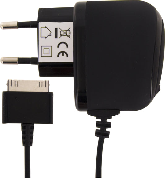 Mobilize Premium Travel Charger Apple 30-Pin 1.0A 5W Black Bulk