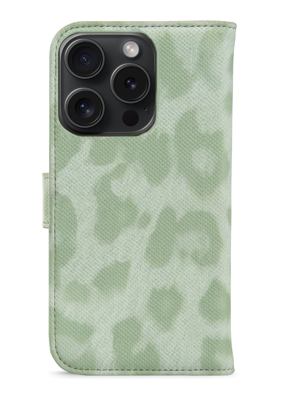 My Style Flex Wallet For Apple Iphone 15 Pro Green Leopard