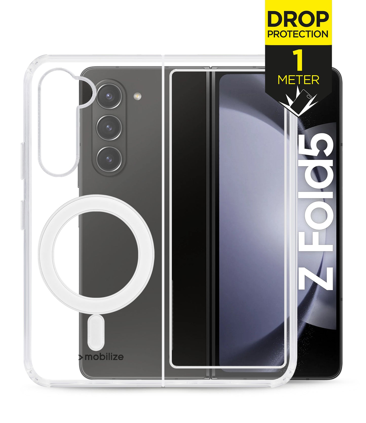 Mobilize Magsafe Compatible Naked Protection Case For Samsung Galaxy Z Fold5 Clear