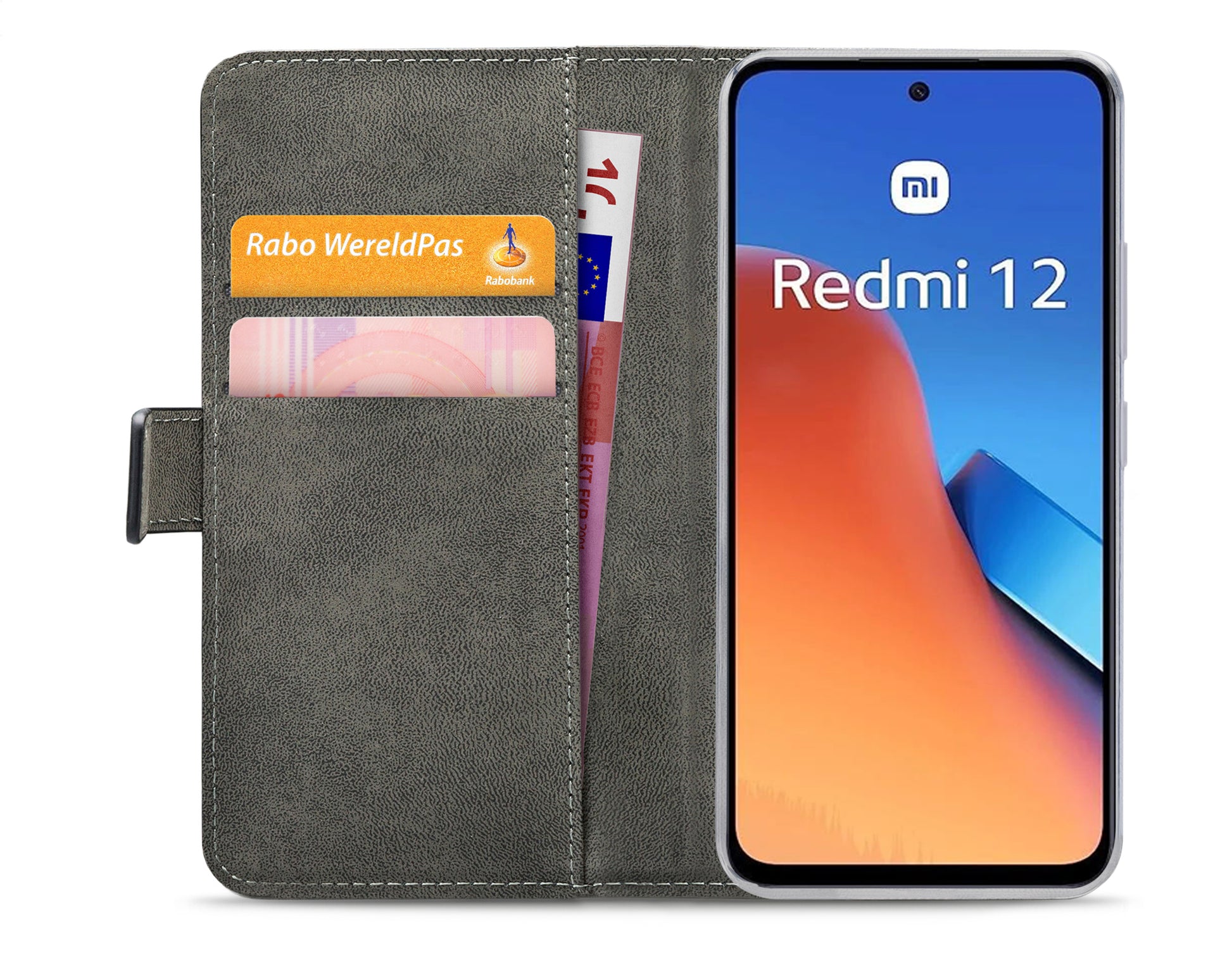 Mobilize Classic Gelly Wallet Book Case Xiaomi Redmi 12 Black