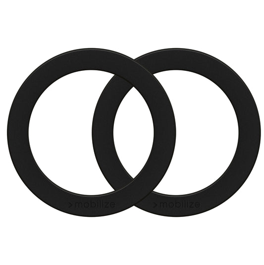 Mobilize Magsafe Compatible Magnet Ring Black (2-Pack)
