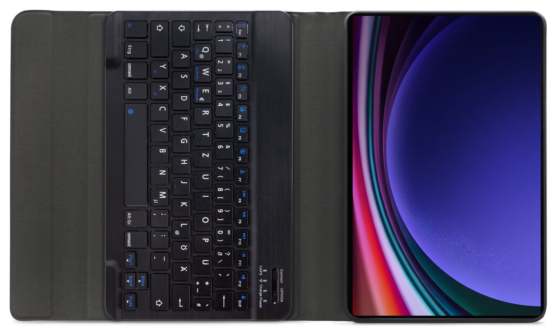 Mobilize Detachable Bluetooth Keyboard Case Samsung Galaxy Tab S9 11/S9 Fe 10.9 Black Qwertz