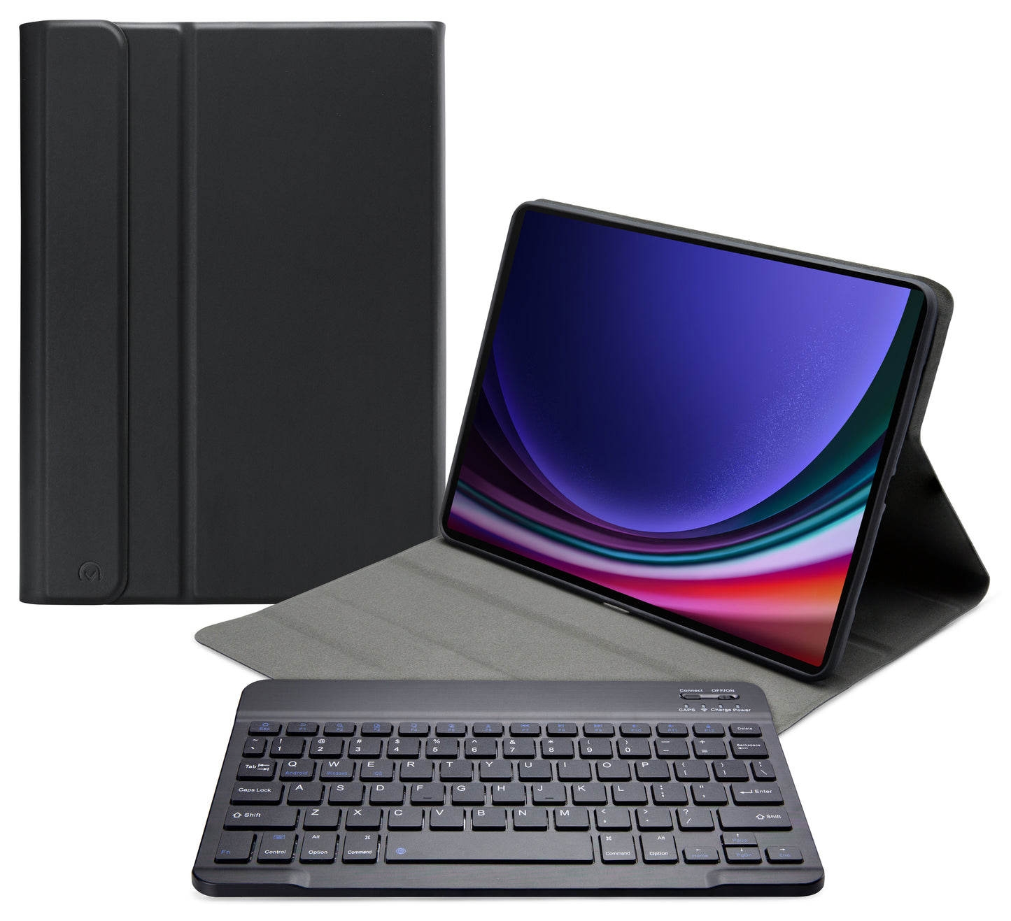 Mobilize Detachable Bluetooth Keyboard Case Samsung Galaxy Tab S9+/S9 Fe+/S10+ 12.4 Black Qwerty