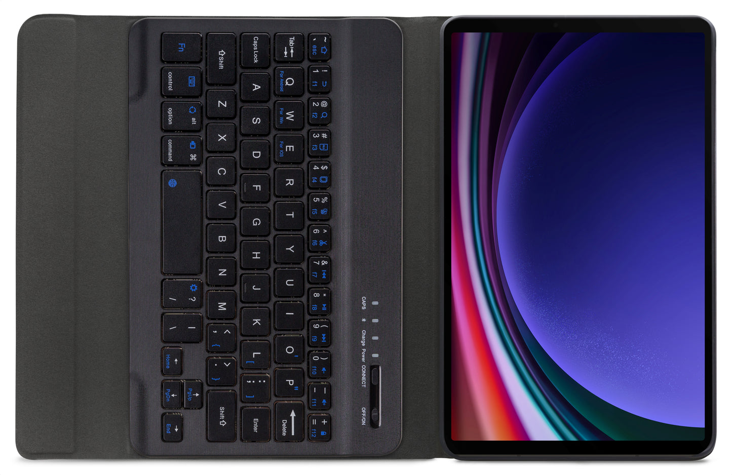 Mobilize Detachable Bluetooth Keyboard Case Samsung Galaxy Tab S9+/S9 Fe+/S10+ 12.4 Black Qwerty