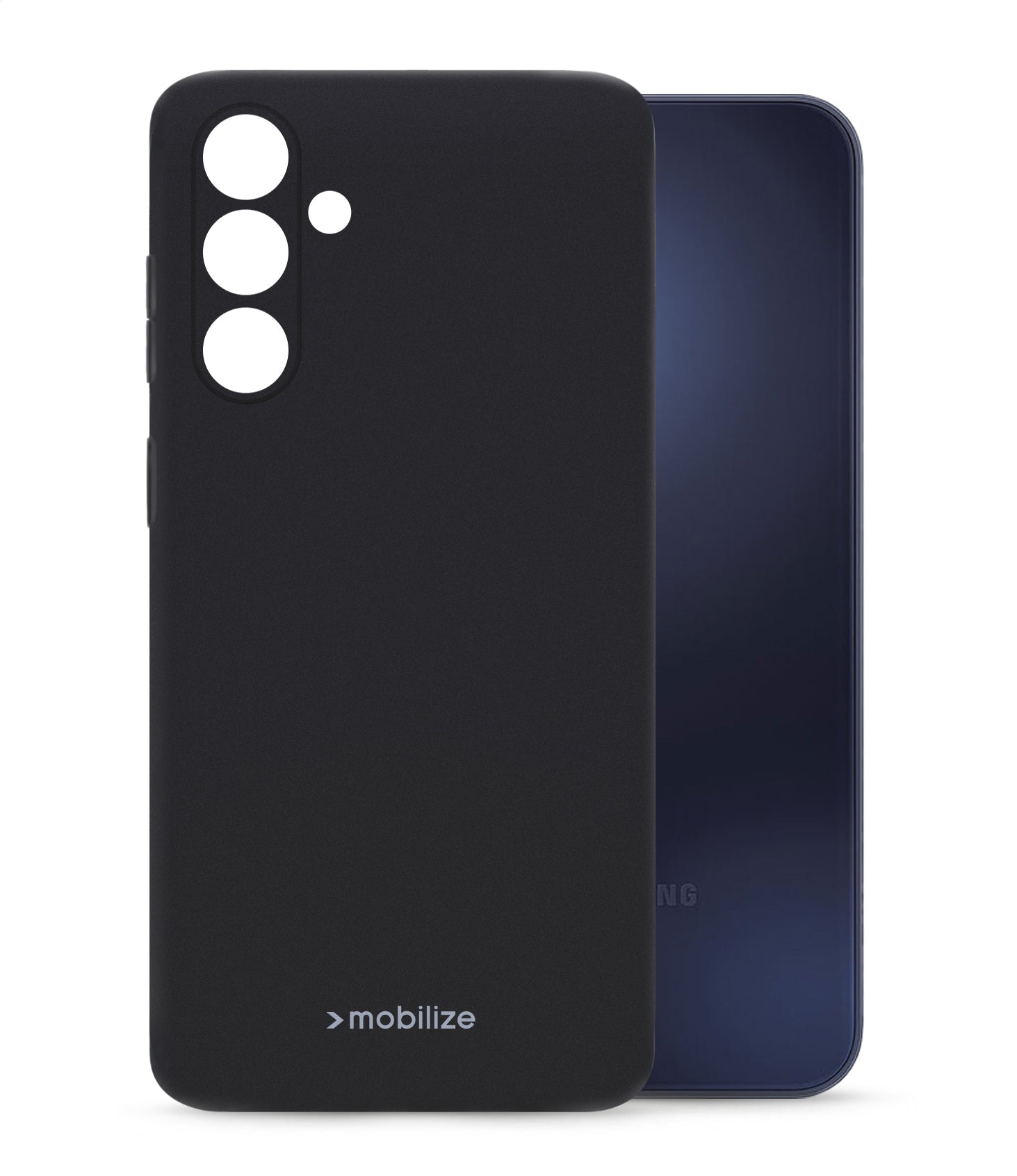 Mobilize Rubber Gelly Case Samsung Galaxy A15 4G/5G Matt Black