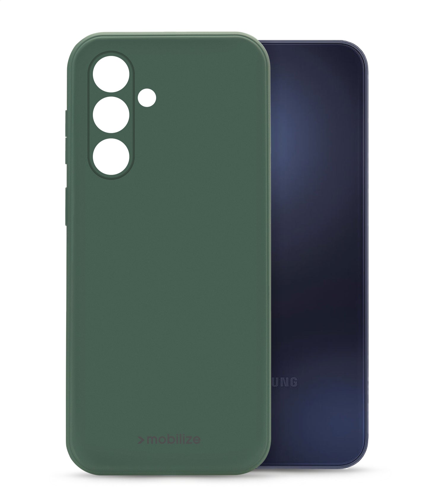 Mobilize Rubber Gelly Case Samsung Galaxy A15 4G/5G Matt Green