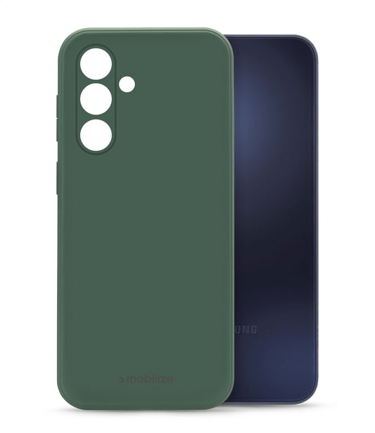 Mobilize Rubber Gelly Case Samsung Galaxy A15 4G/5G Matt Green