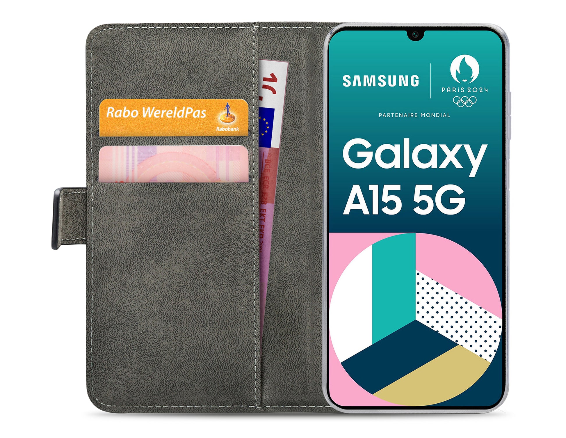 Mobilize Classic Gelly Wallet Book Case Samsung Galaxy A15 4G/5G Black