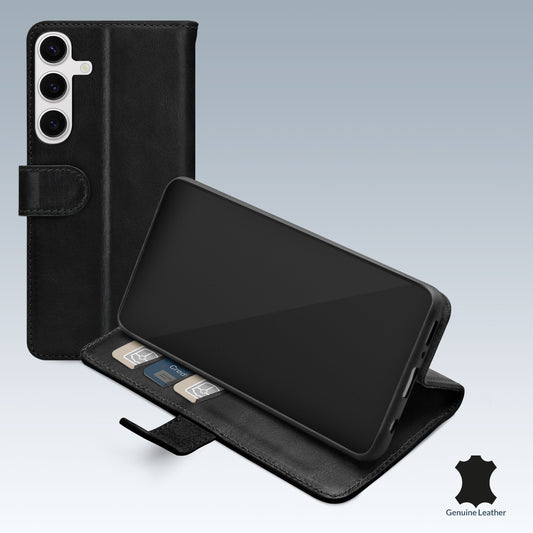 Mobilize Leather Wallet Samsung Galaxy S24 5G Black