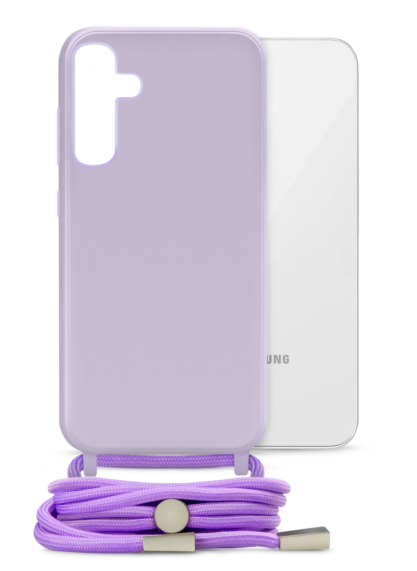 Mobilize Lanyard Gelly Case For Samsung Galaxy S24+ 5G Pastel Purple