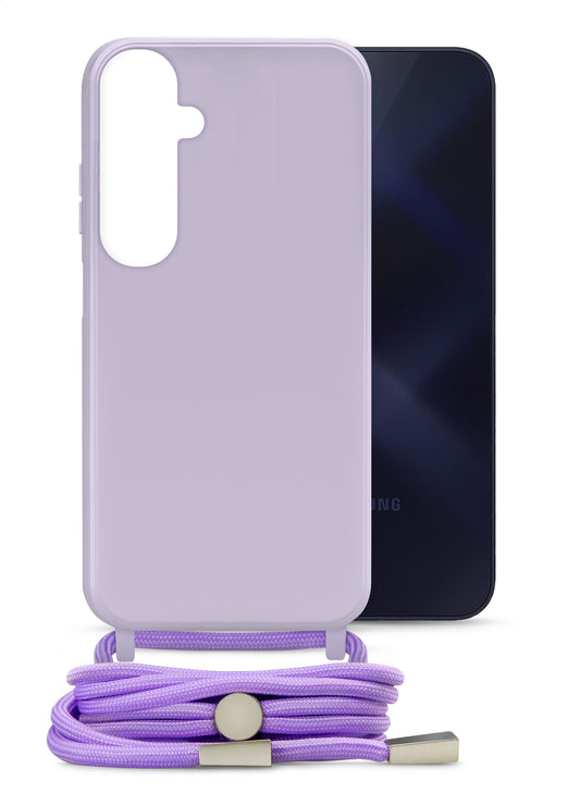 Mobilize Lanyard Gelly Case For Samsung Galaxy A15 4G/5G Pastel Purple