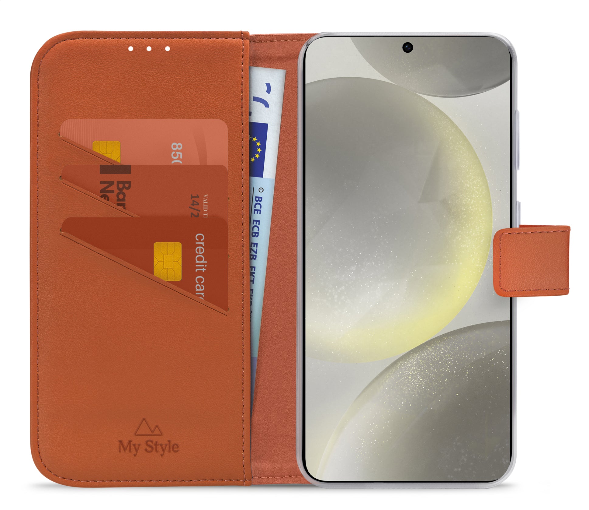 My Style Flex Wallet For Samsung Galaxy S24 5G Rust Red