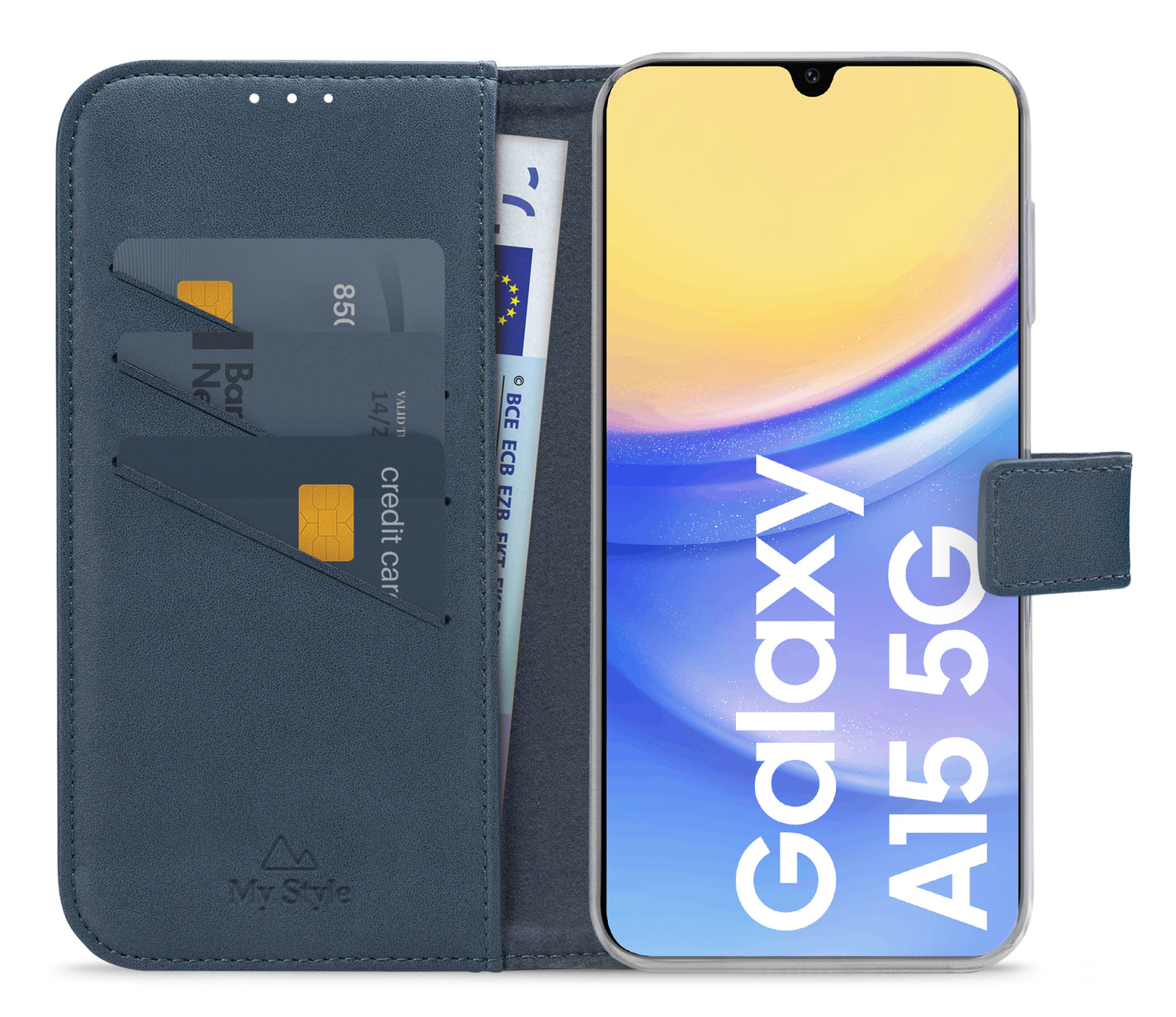 My Style Flex Wallet For Samsung Galaxy A15 4G/5G Ocean Blue