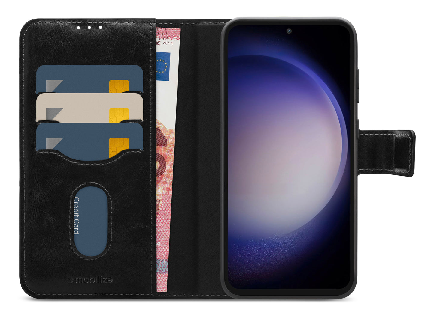Mobilize 2In1 Magsafe Compatible Gelly Wallet Case Samsung Galaxy S23 Fe 5G Black