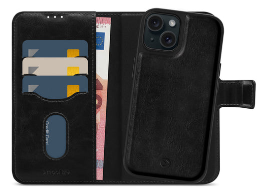 Mobilize 2In1 Magsafe Compatible Gelly Wallet Case Apple Iphone 15 Black