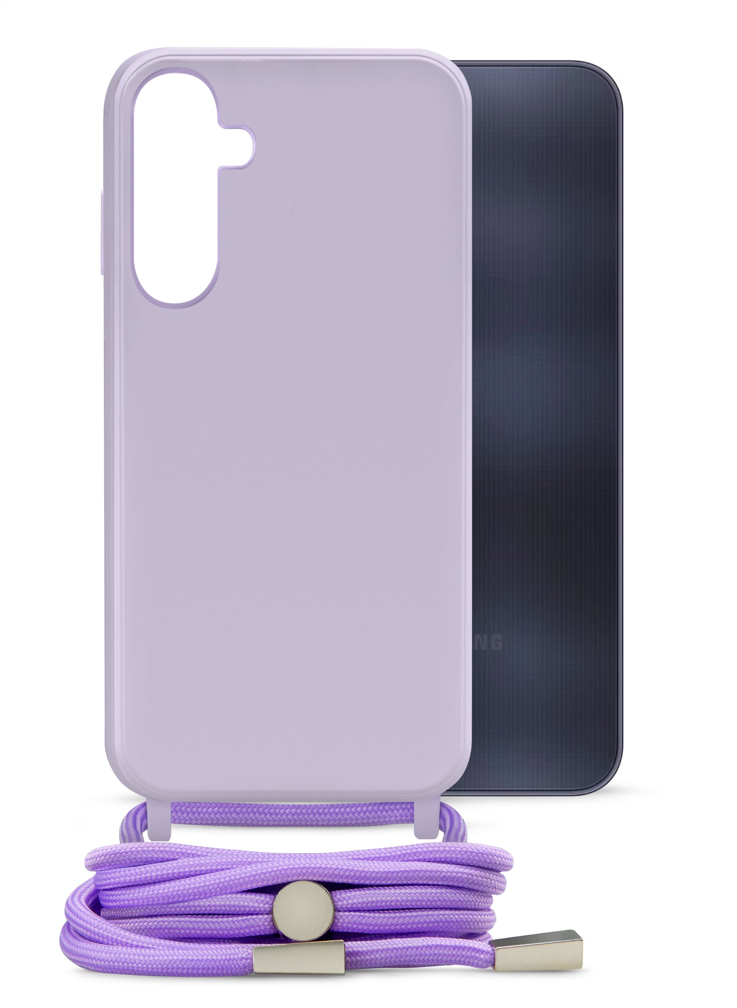 Mobilize Lanyard Gelly Case For Samsung Galaxy A25 5G Pastel Purple