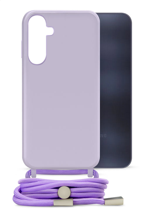 Mobilize Lanyard Gelly Case For Samsung Galaxy A25 5G Pastel Purple