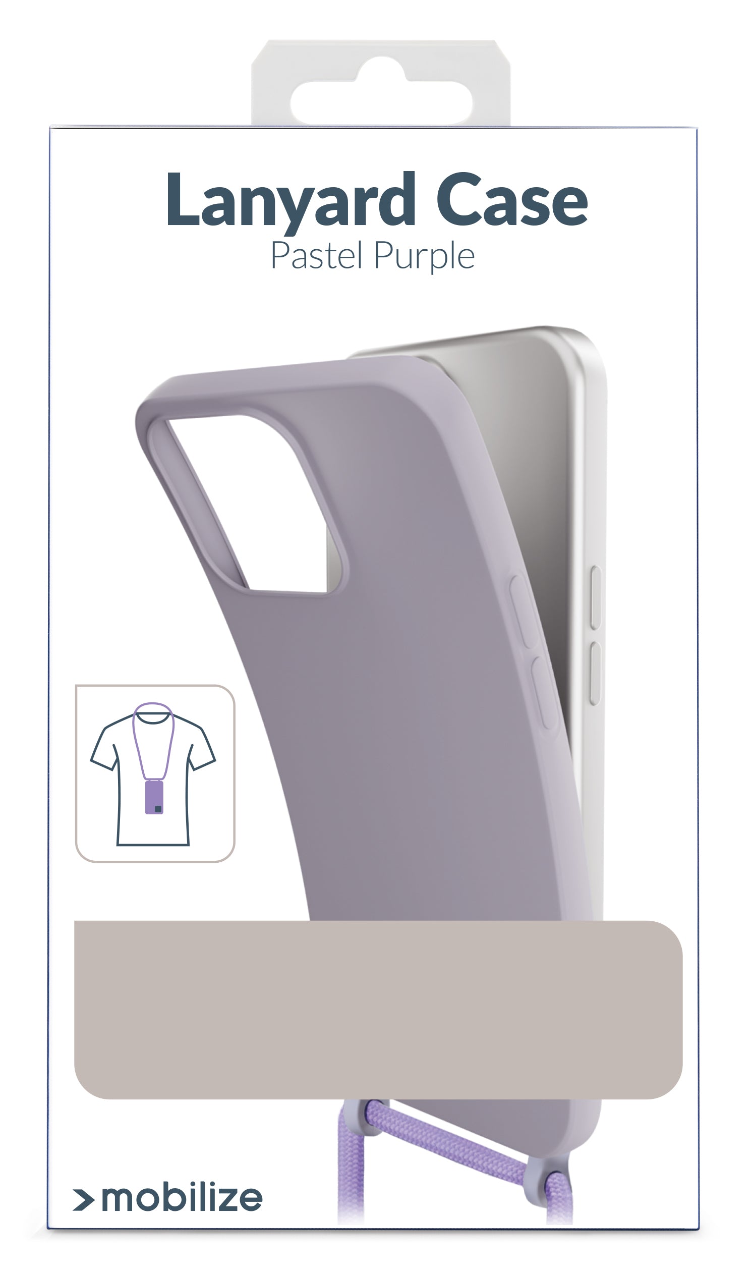 Mobilize Lanyard Gelly Case For Samsung Galaxy A55 5G Pastel Purple