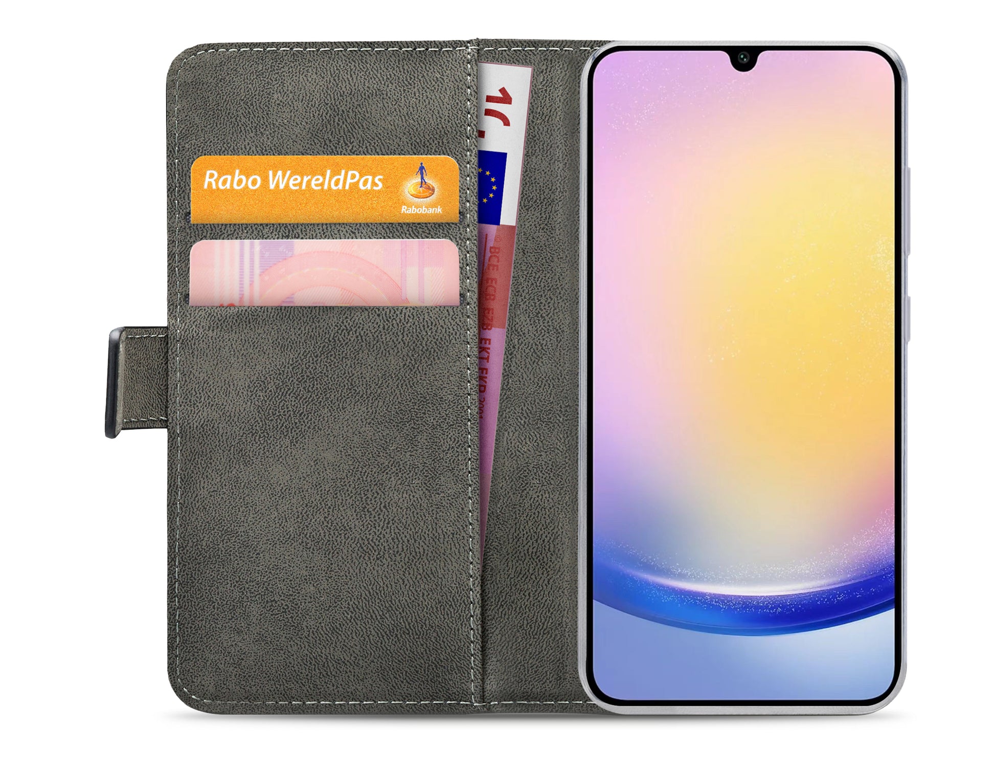 Mobilize Classic Gelly Wallet Book Case Samsung Galaxy A25 5G Black