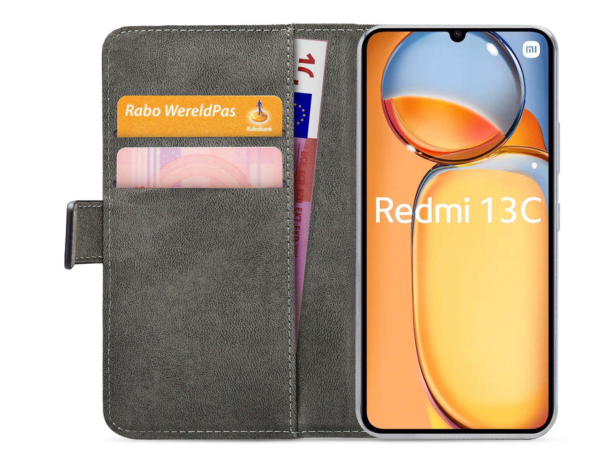 Mobilize Classic Gelly Wallet Book Case Xiaomi Redmi 13C 4G/5G Black