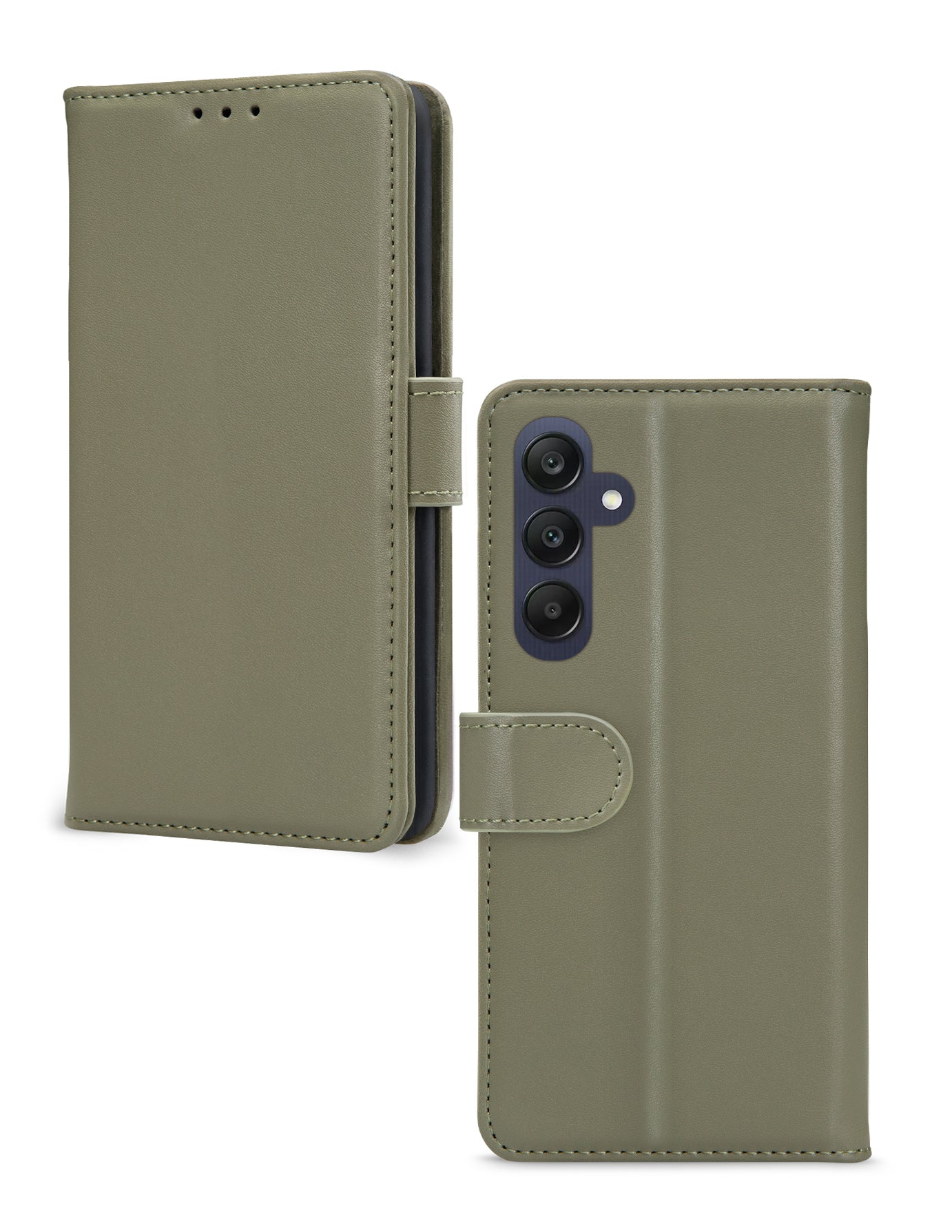 Mobilize Premium Gelly Wallet Book Case Samsung Galaxy A25 5G Green