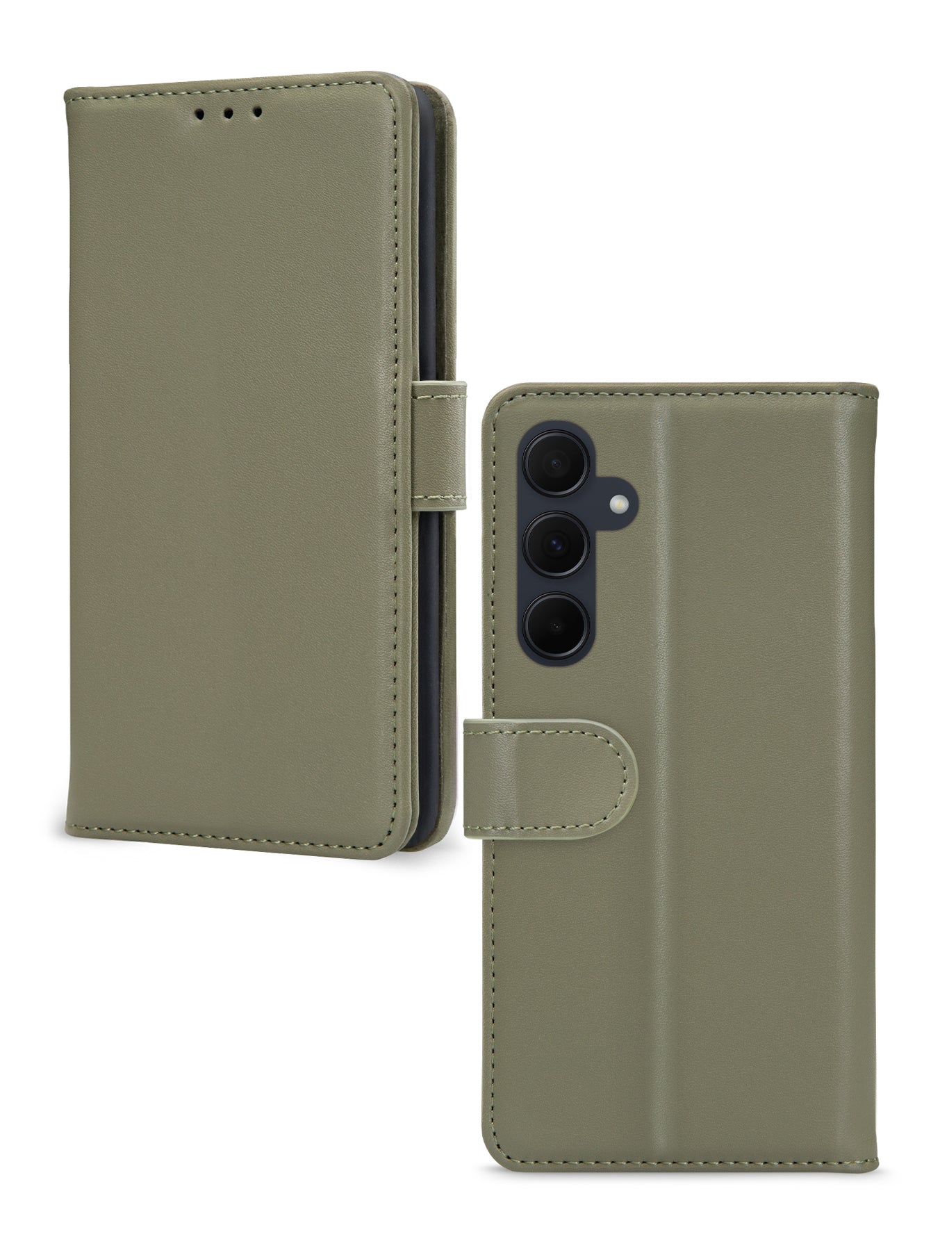 Mobilize Premium Gelly Wallet Book Case Samsung Galaxy A35 5G Green